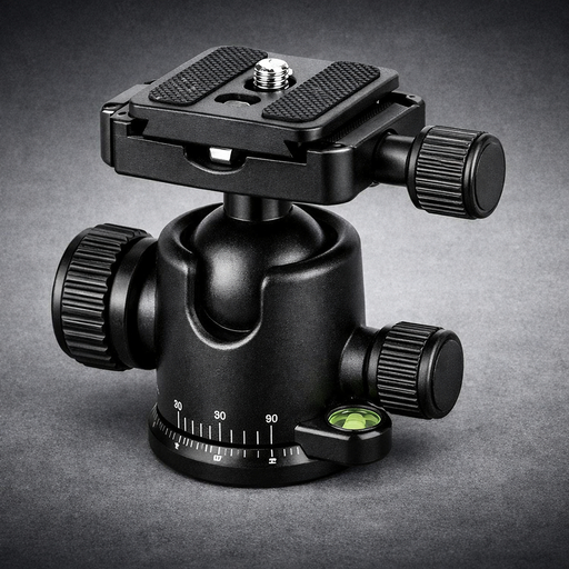 Đế Ball Head Tripod cho gá lắp các loại thiết bị lên máy quay hay chân máy