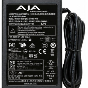 Bộ nguồn ngoài (adapter) đầu ra cố định 12V – 5A, công suất tối đa 60W - AJA ATS065T-P120
