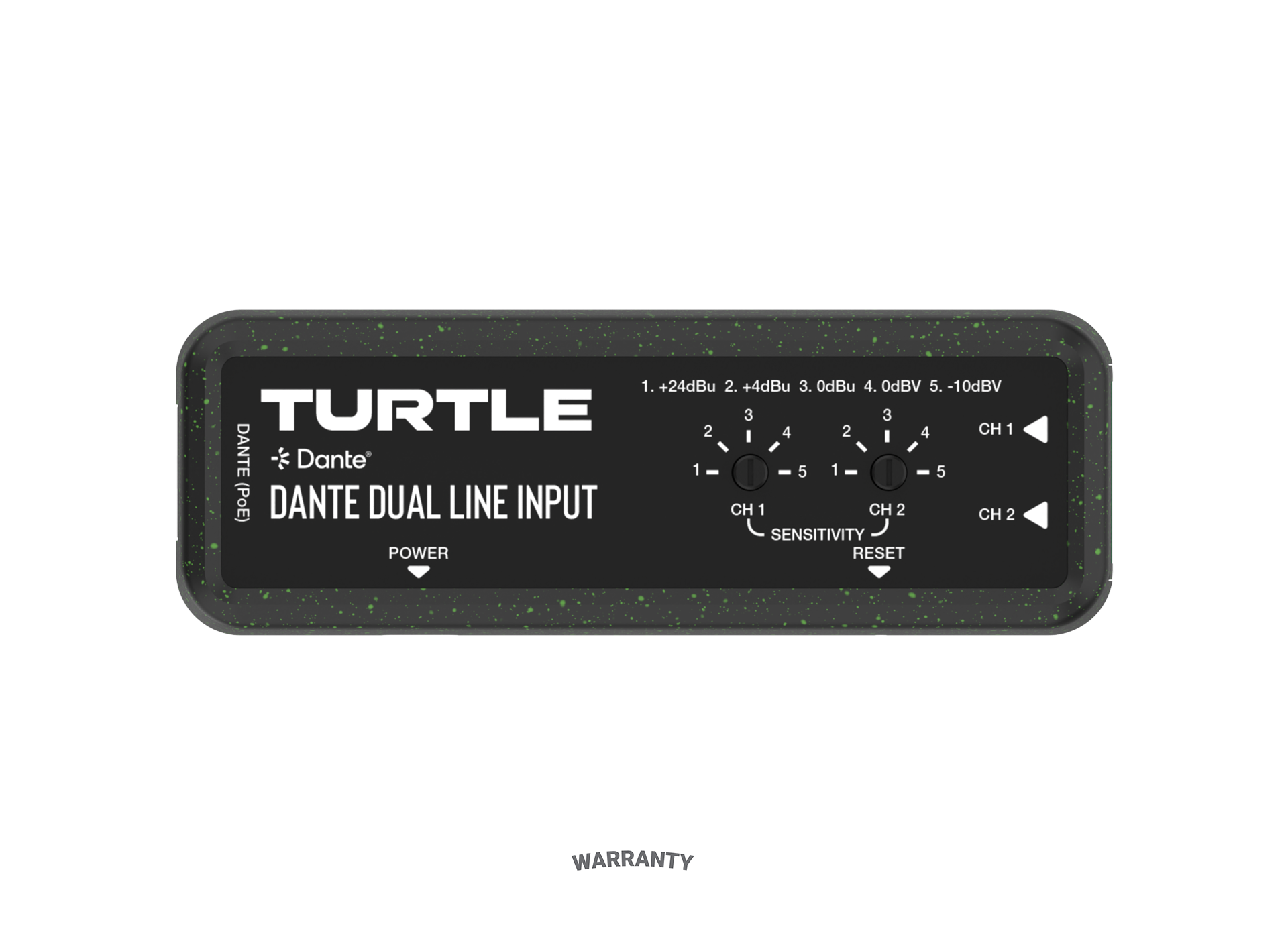 Bộ chuyển đổi đầu vào tín hiệu Line Analog hai kênh Dante TAV-D2LEN