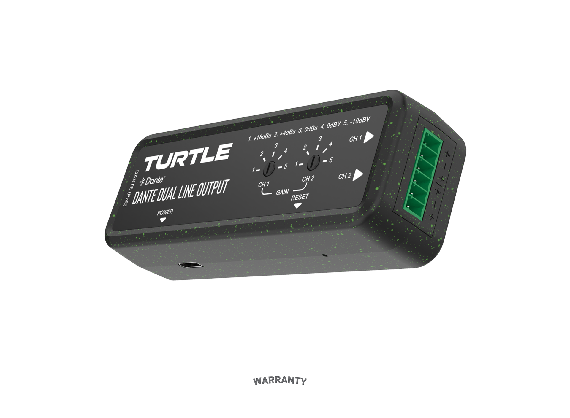 Bộ chuyển đổi đầu ra tín hiệu Line Analog hai kênh Dante TAV-D2LDE