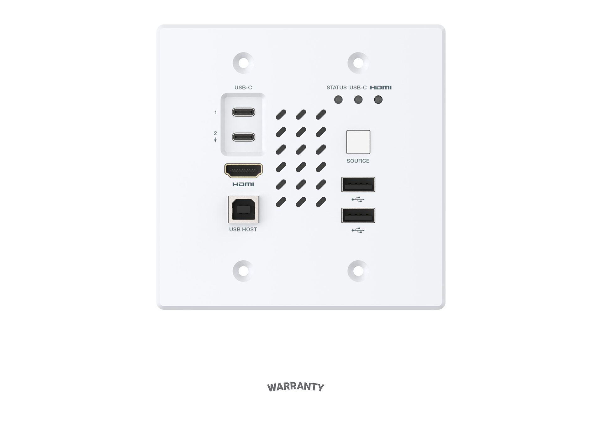 Bộ nối dạng mặt dựng tường CHAZY 4K TAV-CHAZYWPUS-TX