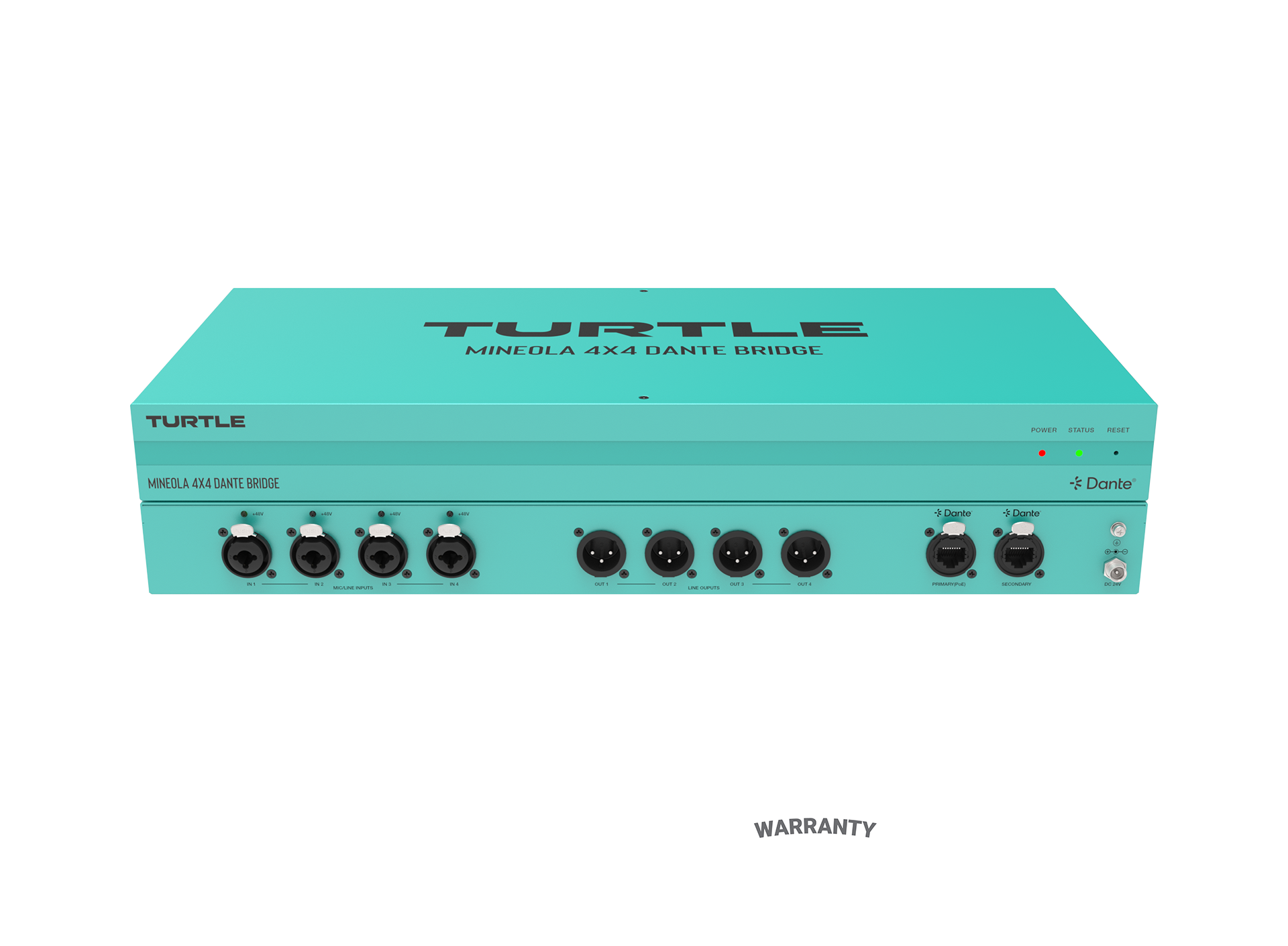 Bộ cầu nối audio Mineola 4x4 Dante TAV-MINEOLA4XLR