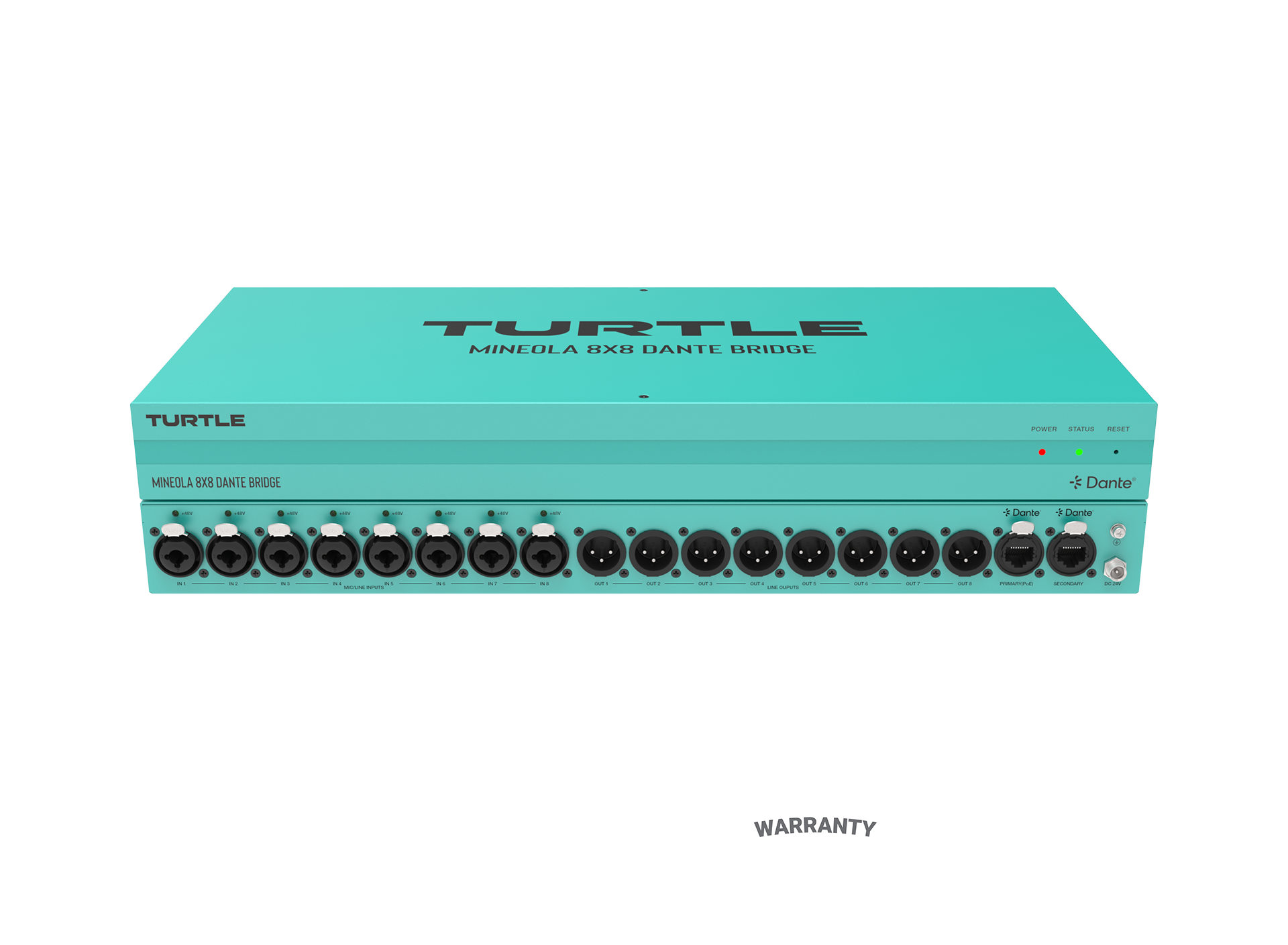 Bộ cầu nối audio Mineola 8x8 Dante TAV-MINEOLA8XLR