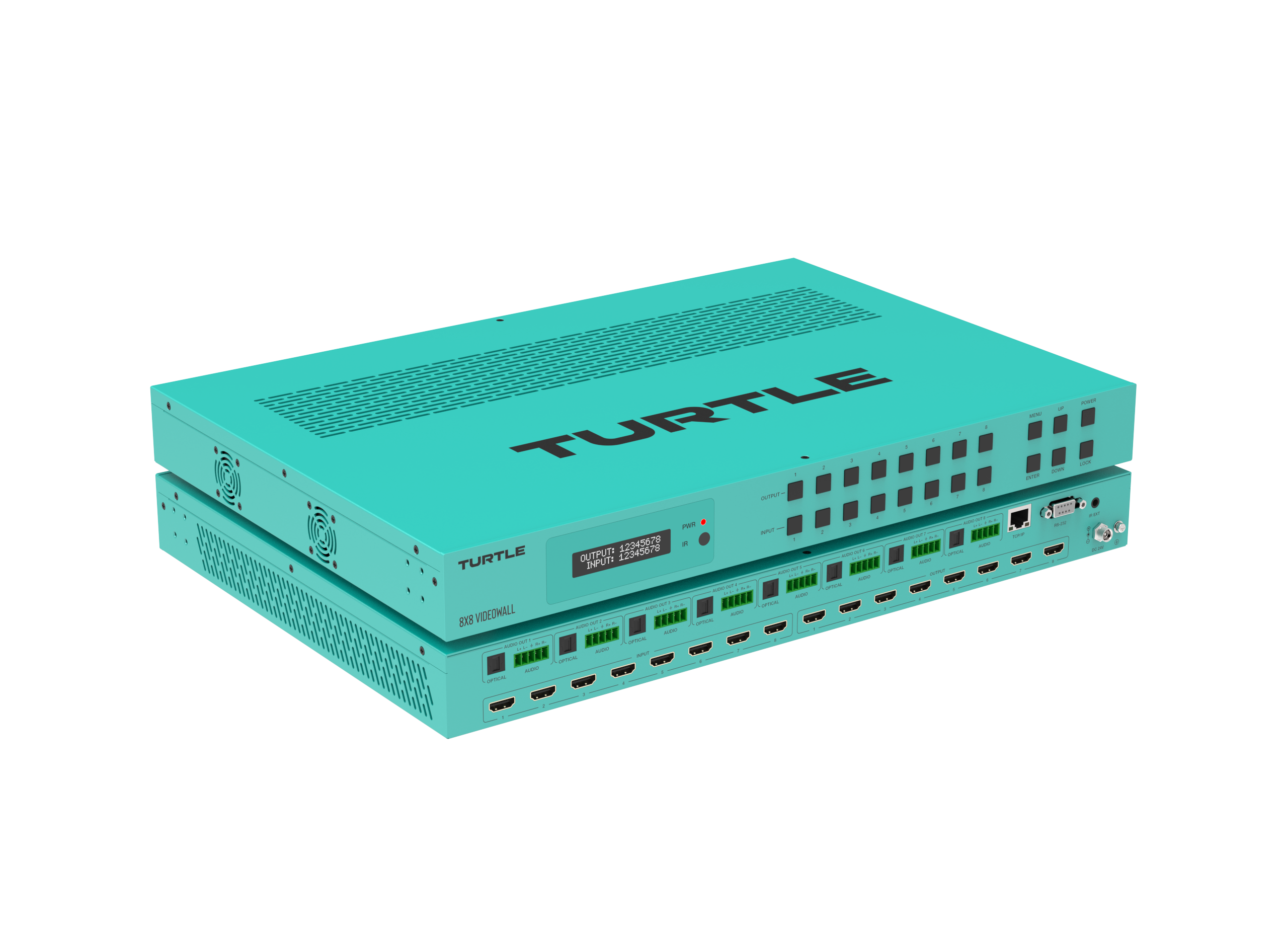 bộ quản lý và điều khiển tín hiệu hình ảnh/âm thanh 8x8 4K60 Turtle TAV-MX88VW - Ảnh 3