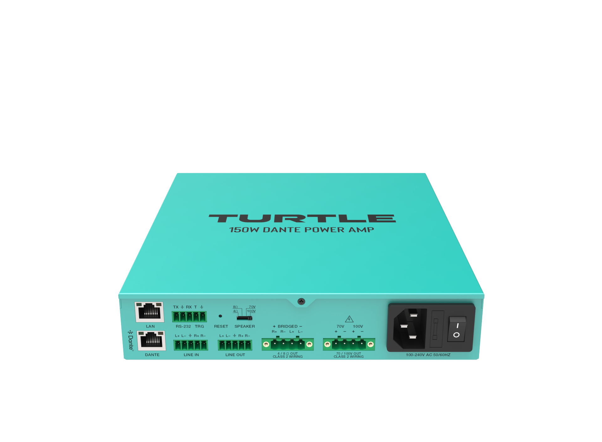 Bộ khuếch đại công suất tích hợp cổng Dante 150W TAV-DPA150D - Ảnh 4